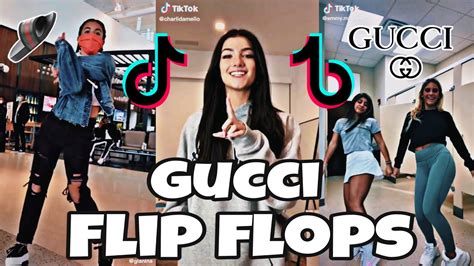 gucci flip flop challenge|gucci flip flops meme tiktok.